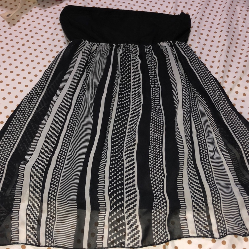 Nice loose short print dress